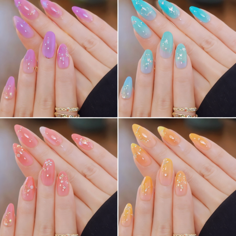 summer nails 2025 almond