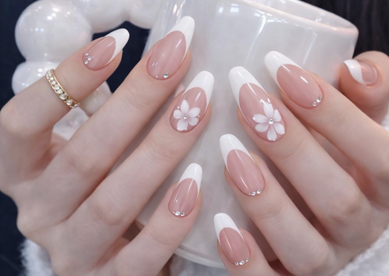 White French Nails