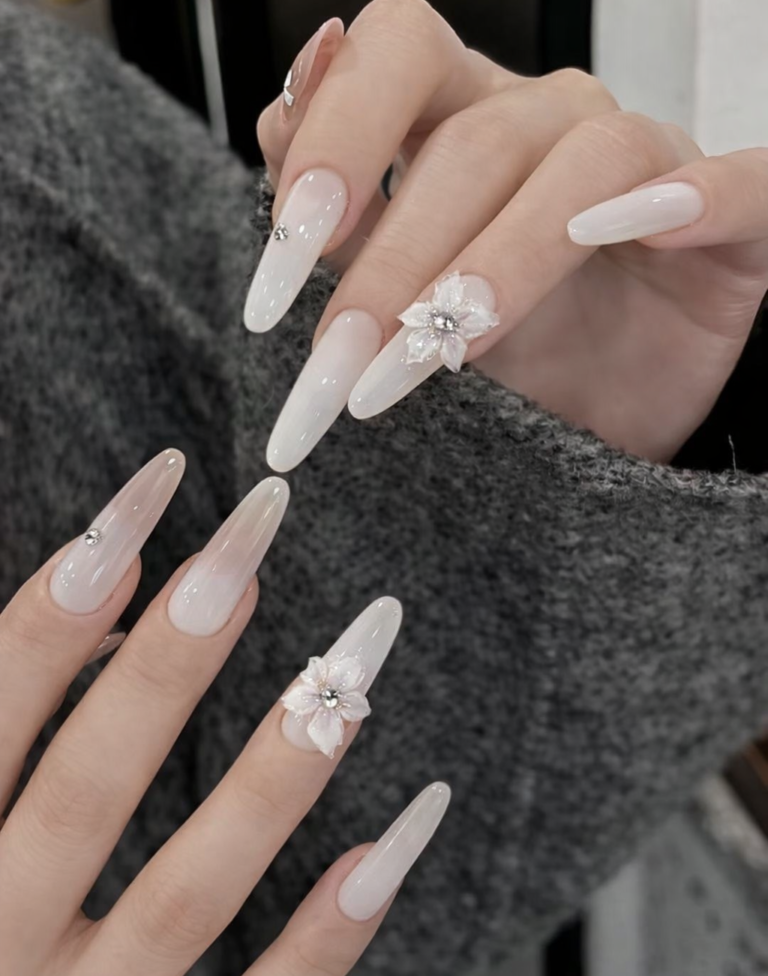 White Coffin Nails