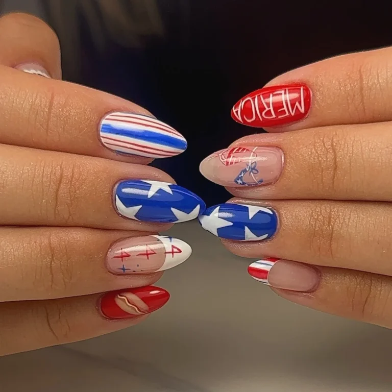 Red White and Blue Nails That Are Perfect for Summer Vibes
