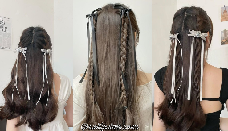 Stunning Half Up Half Down Hairstyles for Straight Hairs