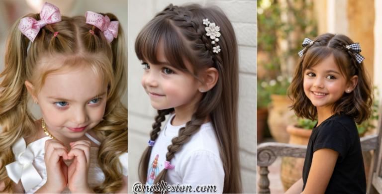 Half Up Half Down Hairstyles for Kids